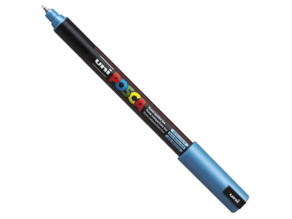 Marker Posca PC-1MR - Uni - niebieski, metallic blue