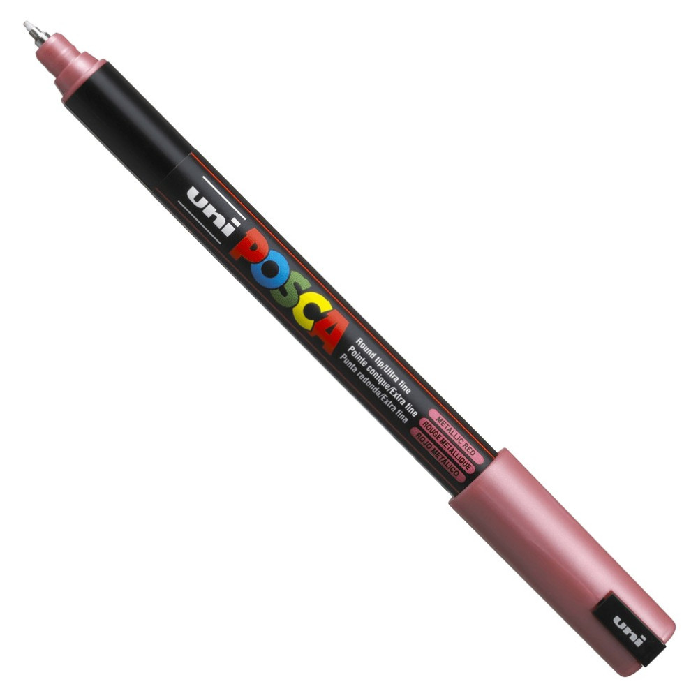 Uni Posca Paint Marker Pen PC-1MR - Metallic Red