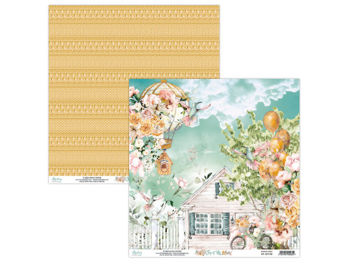 Papier do scrapbookingu 30,5 x 30,5 cm - Mintay - Joy of Life 03