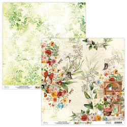 Scrapbooking paper 30,5 x 30,5 cm - Mintay - Botany 01