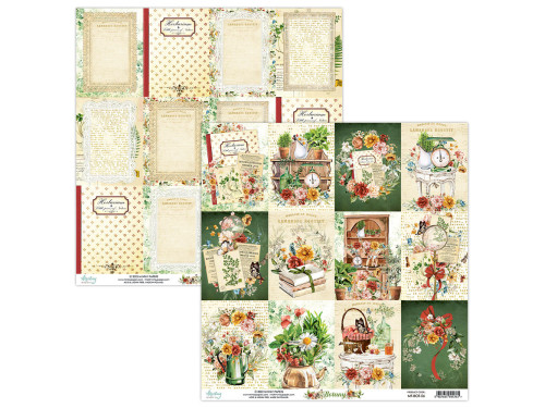 Scrapbooking paper 30,5 x 30,5 cm - Mintay - Botany 06