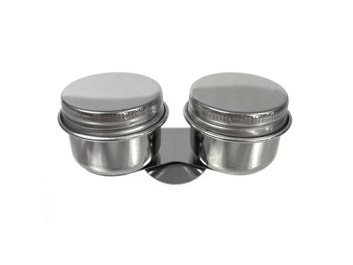 Double metal dipper - Renesans - 4,2 cm