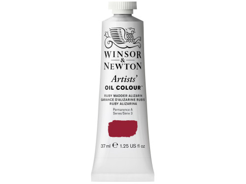 Farba olejna Artists' Oil Colour - Winsor & Newton - Ruby Madder Alizarin, 37 ml