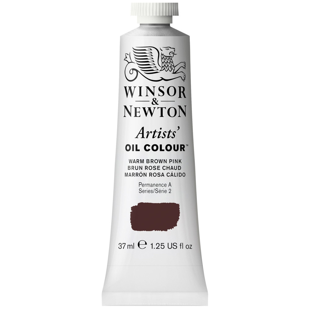 Farba olejna Artists' Oil Colour - Winsor & Newton - Warm Brown Pink, 37 ml