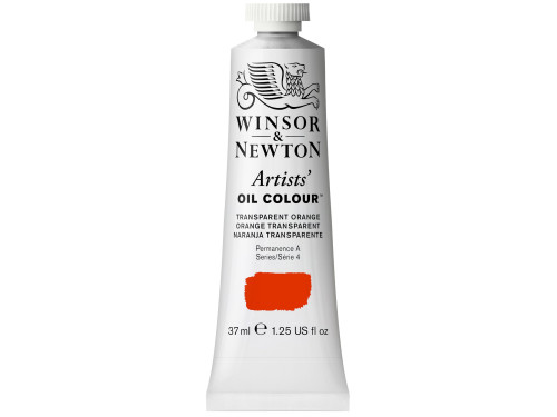 Farba olejna Artists' Oil Colour - Winsor & Newton - Transparent Orange, 37 ml
