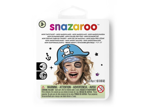 Zestaw do malowania twarzy - Snazaroo - Blue Pirate, Pirat