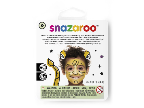 Zestaw do malowania twarzy - Snazaroo - Tiger, Tygrys