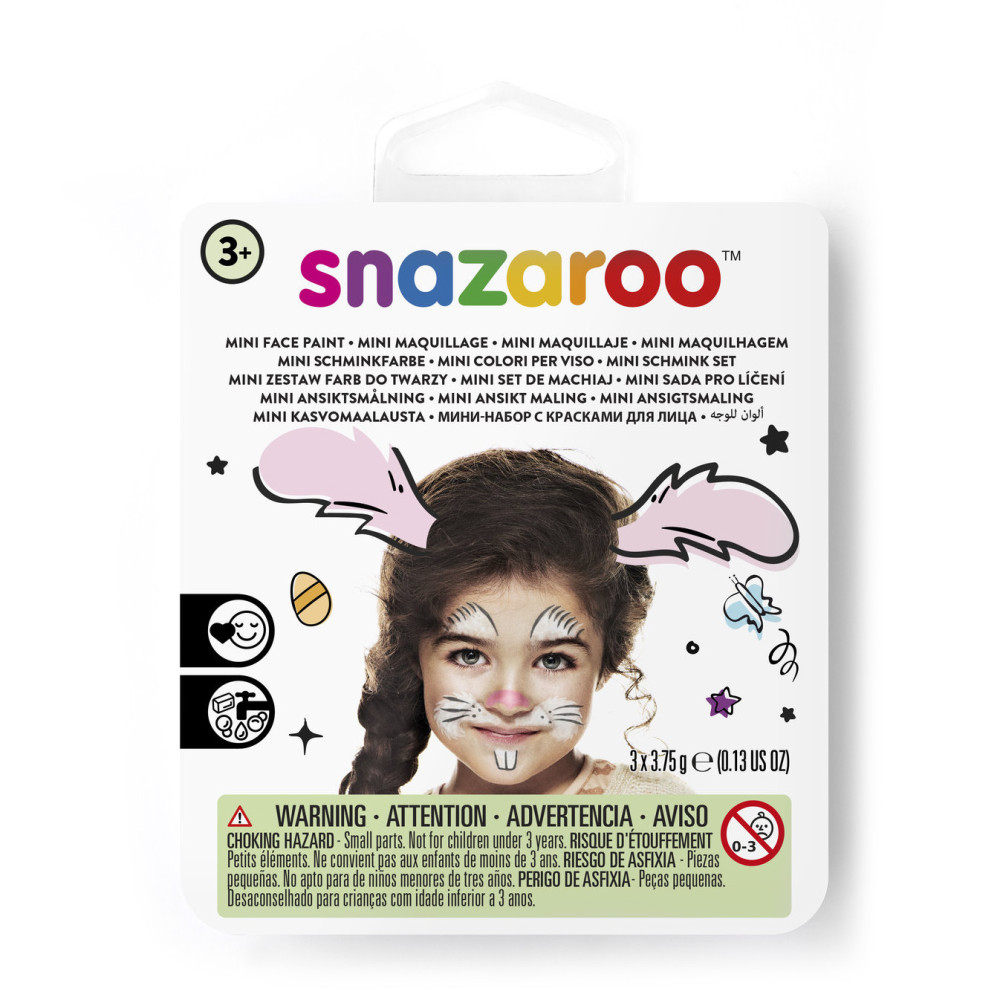 Zestaw do malowania twarzy - Snazaroo - Bunny, Królik