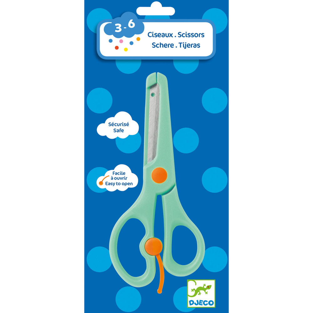 Scissors for kids - Djeco - blue