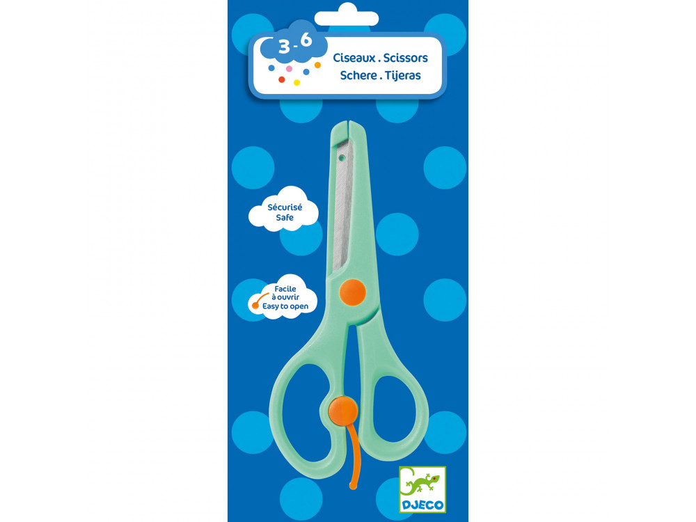 Scissors for kids - Djeco - blue