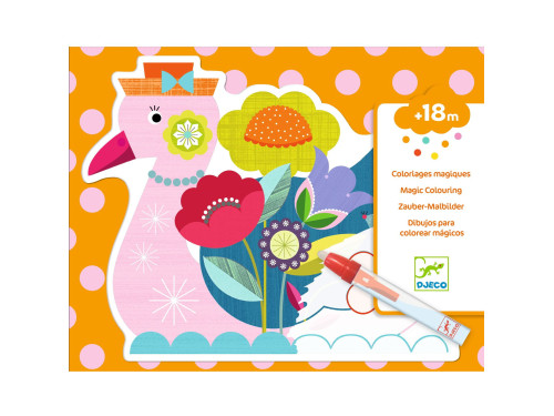 Water coloring book - Djeco - Colorful Animals