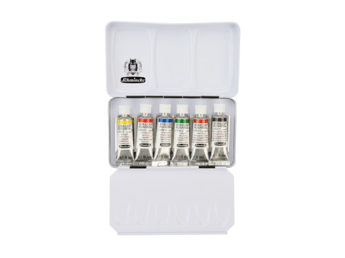 Zestaw farb akwarelowych Horadam Aquarell - Schmincke - 6 x 5 ml