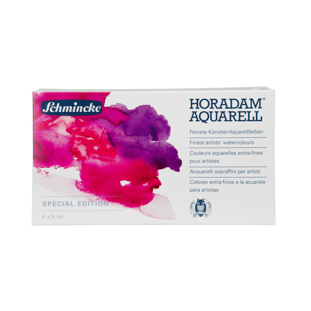 Zestaw farb akwarelowych Horadam Aquarell - Schmincke - 6 x 5 ml