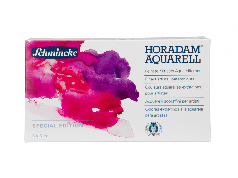 Zestaw farb akwarelowych Horadam Aquarell - Schmincke - 6 x 5 ml