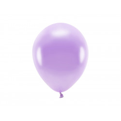 Latex Metallic Eco balloons - lavender, 26 cm, 10 pcs.