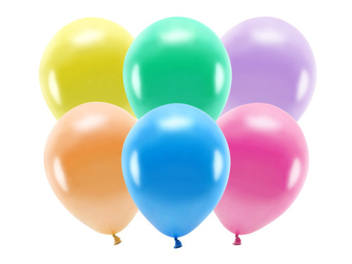 Latex Pastel Eco balloons - colorful, 26 cm, 10 pcs.