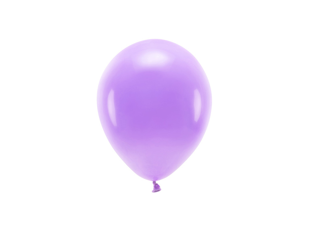 Balony lateksowe Eco, pastelowe - lawendowe, 26 cm, 10 szt.
