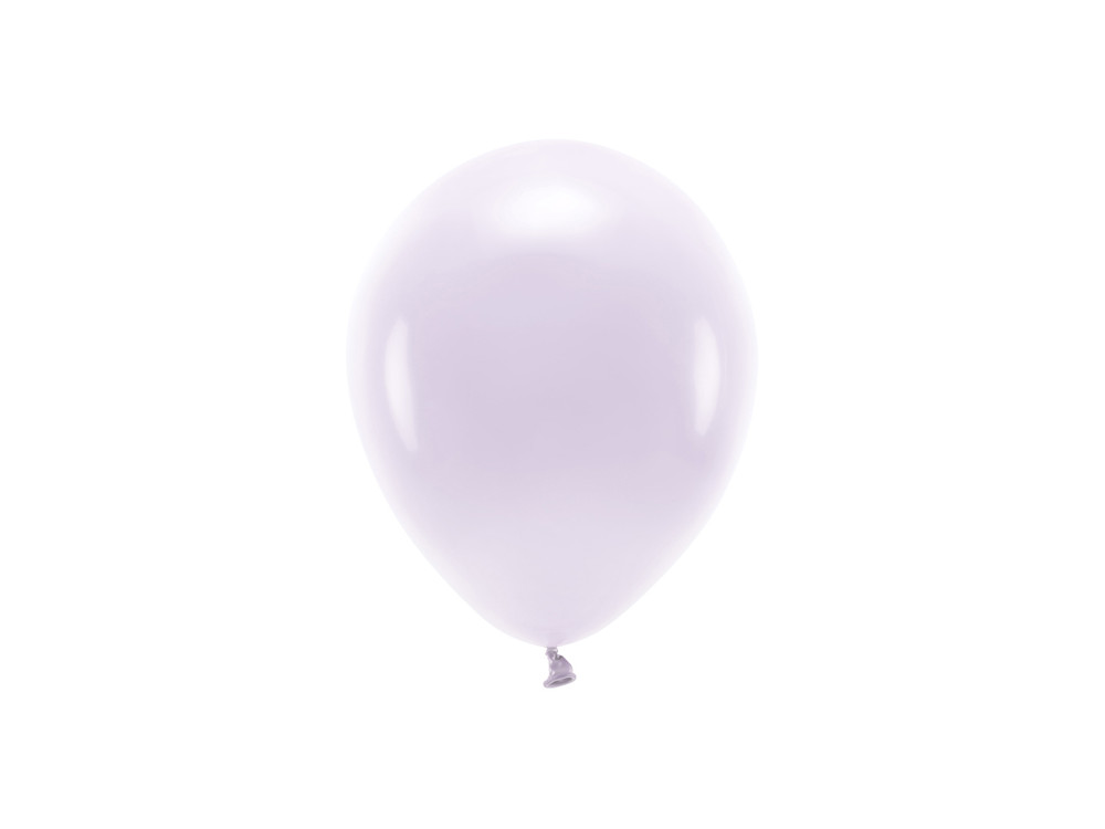 Latex Pastel Eco balloons - light lilac, 26 cm, 10 pcs.