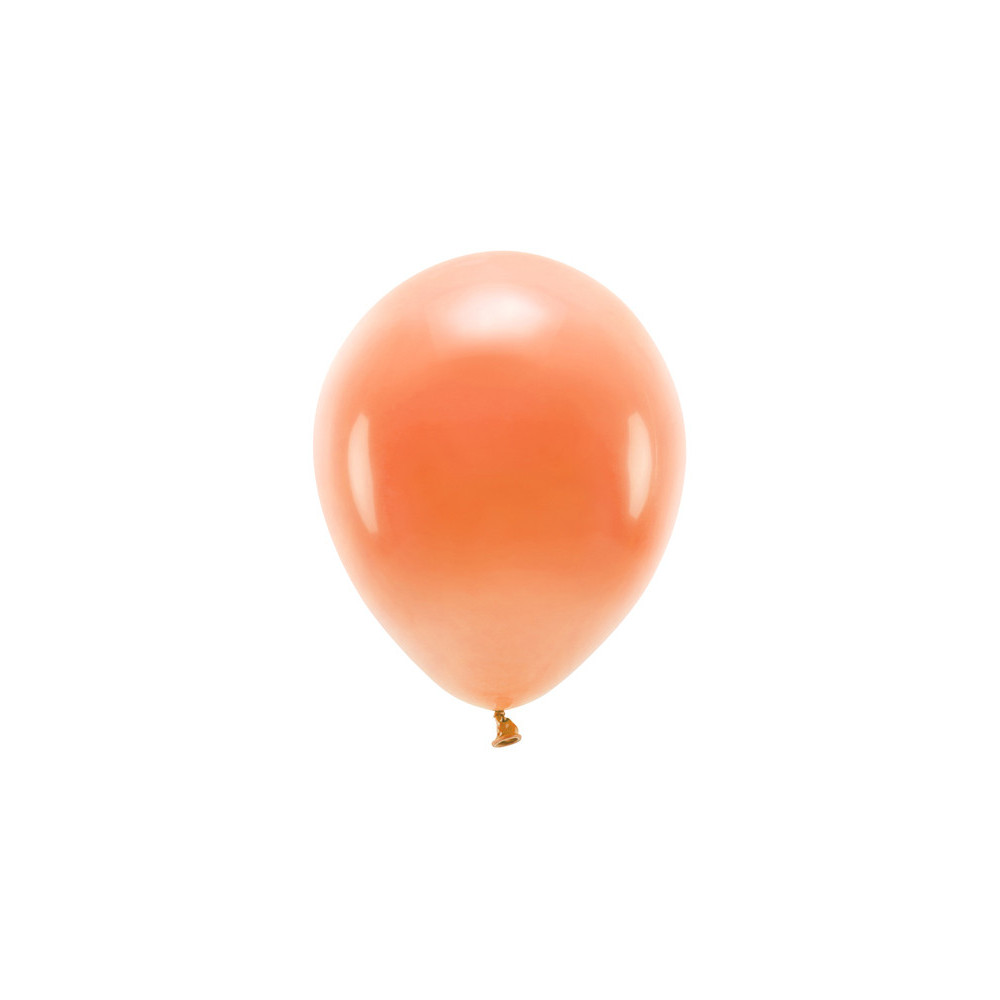 Balony lateksowe Eco, pastelowe - pomarańczowe, 26 cm, 10 szt.