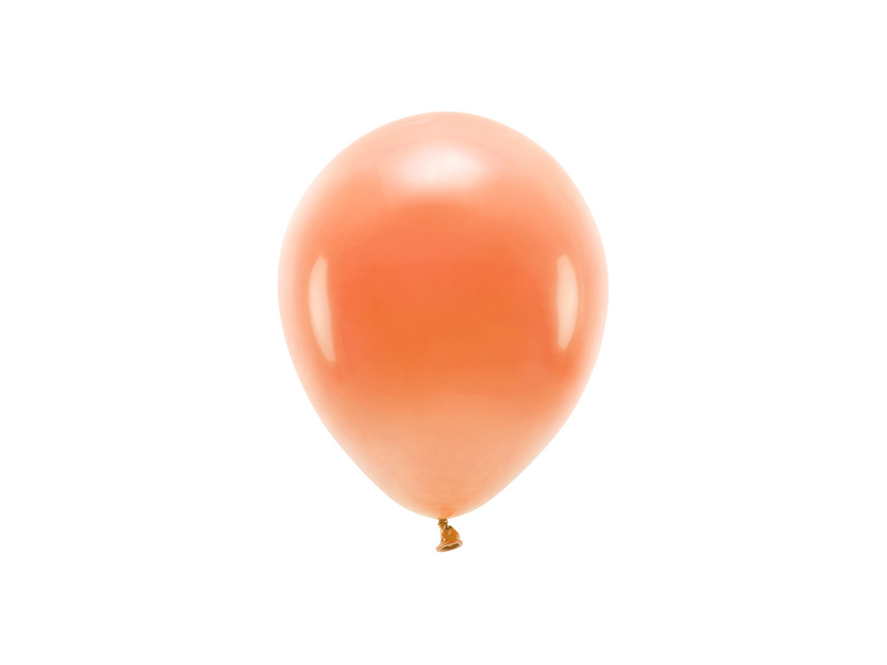 Latex Pastel Eco balloons - orange, 26 cm, 10 pcs.
