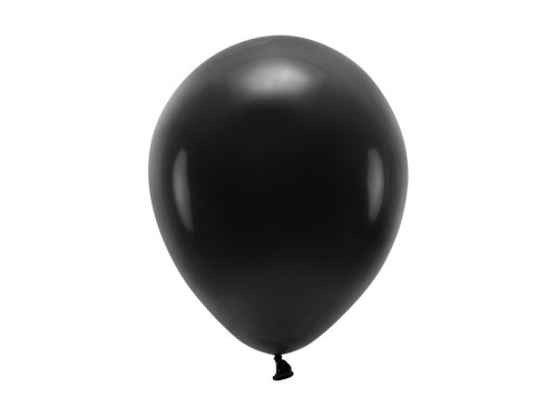 Latex Pastel Eco balloons - black, 26 cm, 10 pcs.