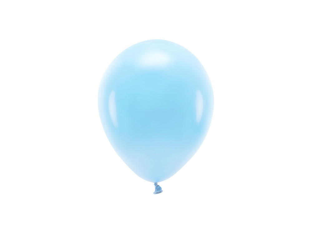 Latex Pastel Eco balloons - sky blue, 26 cm, 10 pcs.