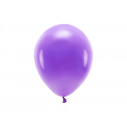 Balony lateksowe Eco, pastelowe - fioletowe, 26 cm, 10 szt.
