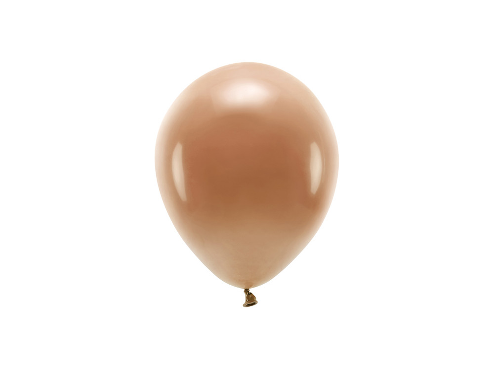Latex Pastel Eco balloons - chocolate brown, 26 cm, 10 pcs.