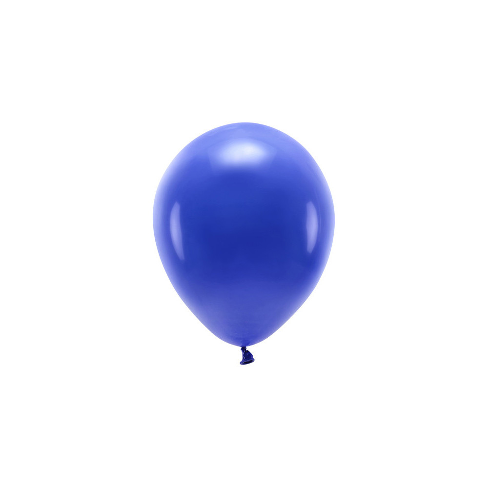 Balony lateksowe Eco, pastelowe - granatowe, 26 cm, 10 szt.