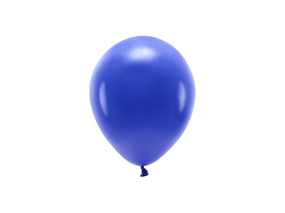 Balony lateksowe Eco, pastelowe - granatowe, 26 cm, 10 szt.