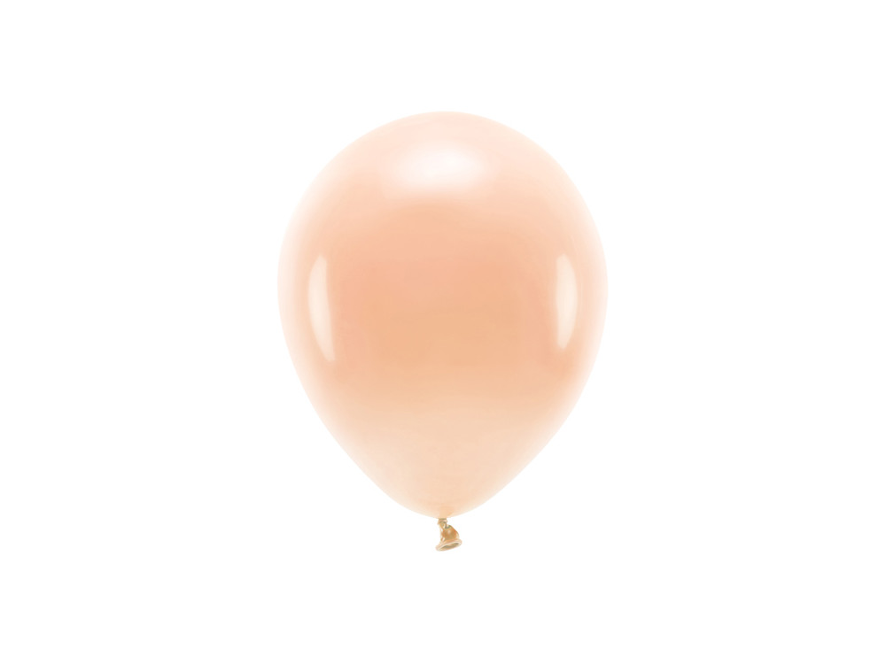 Latex Pastel Eco balloons - peach, 26 cm, 10 pcs.