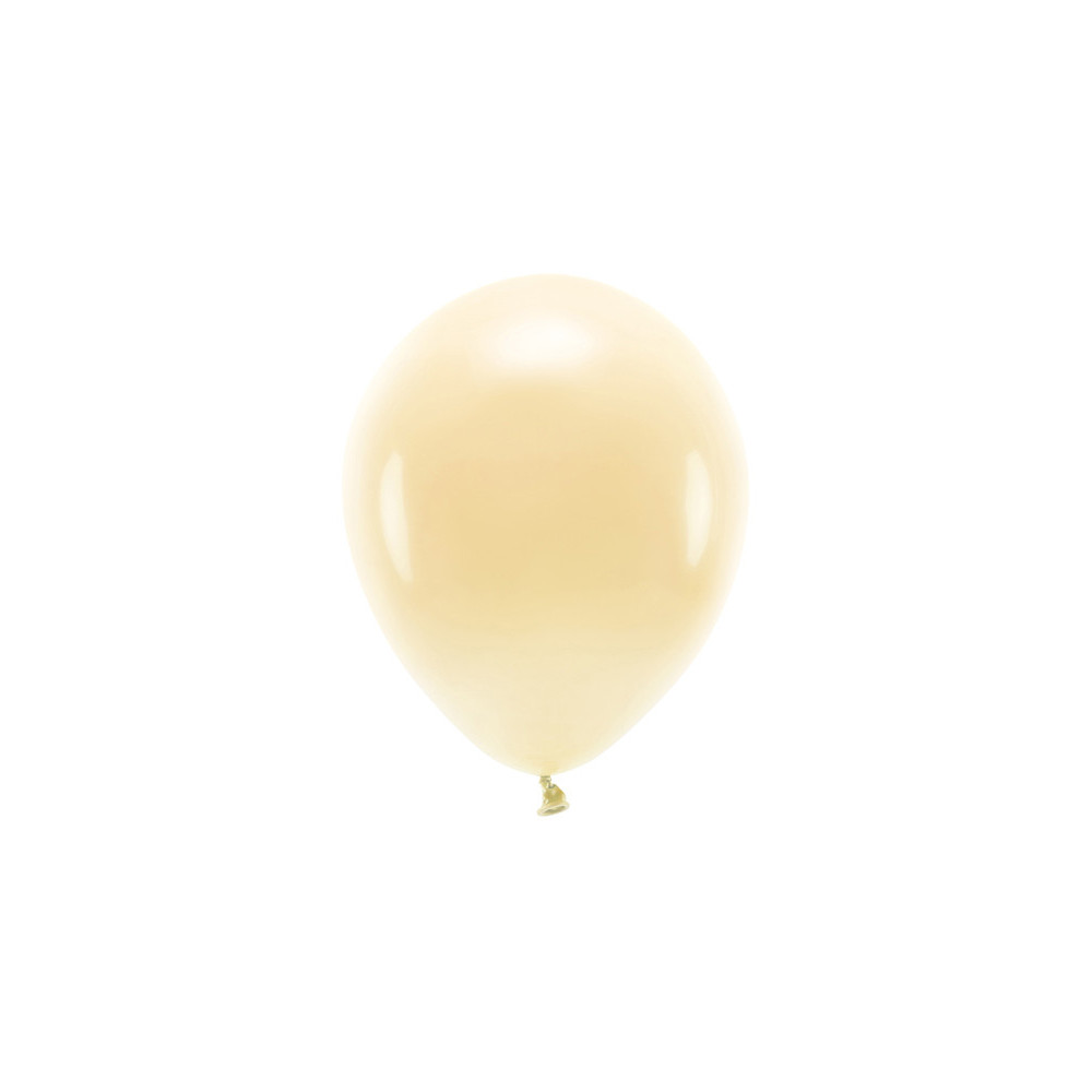 Latex Pastel Eco balloons - light peach, 26 cm, 10 pcs.