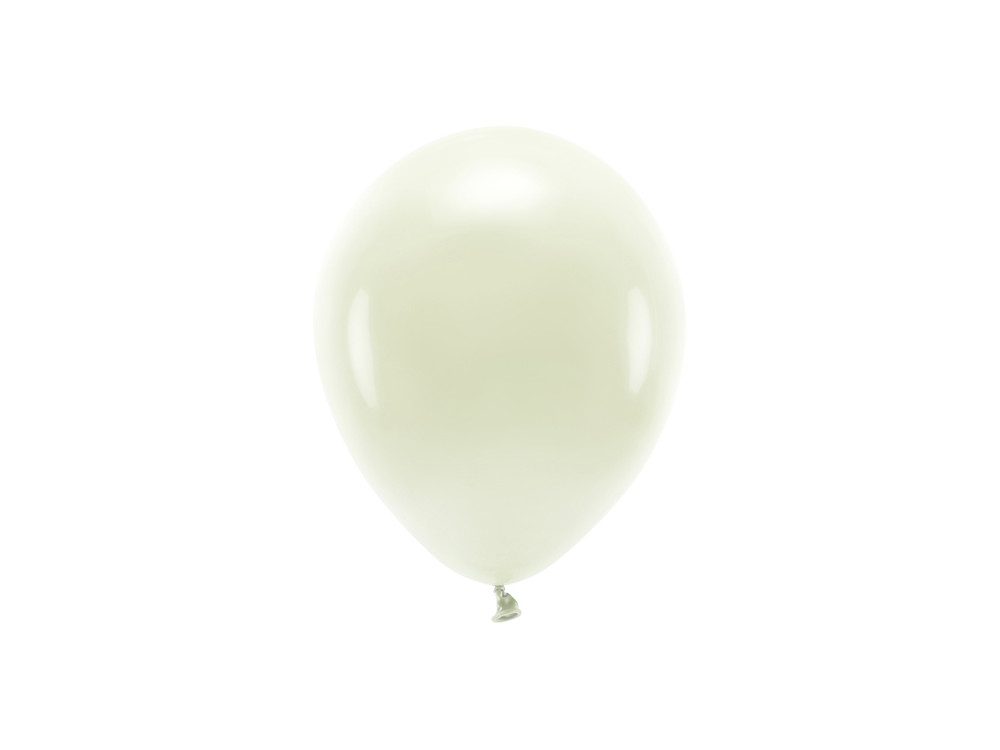 Balony lateksowe Eco, pastelowe - kremowe, 26 cm, 10 szt.