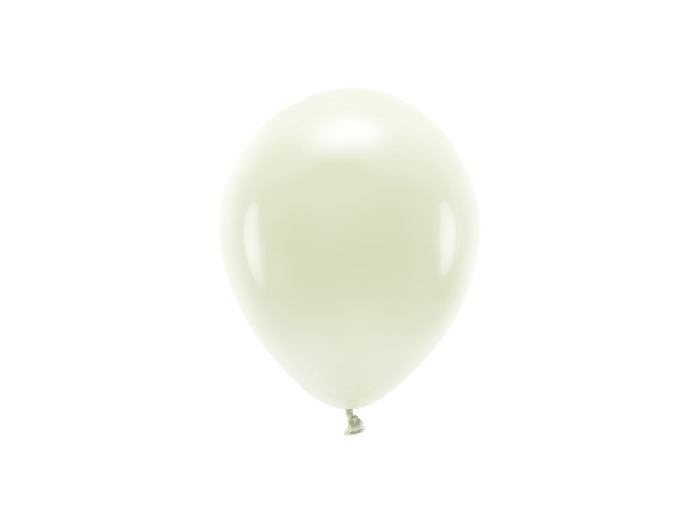 Latex Pastel Eco balloons - cream, 26 cm, 10 pcs.