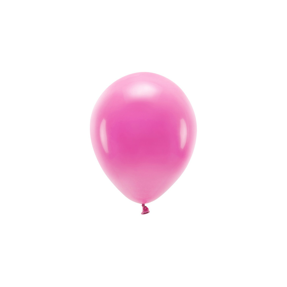 Latex Pastel Eco balloons - fuchsia, 26 cm, 10 pcs.