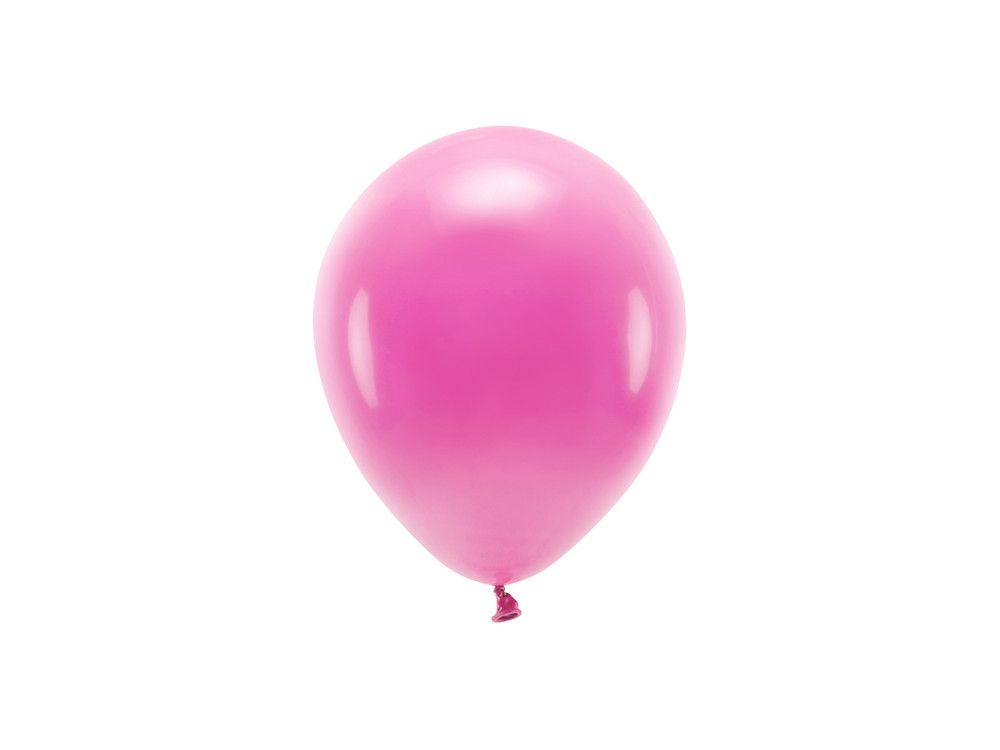 Balony lateksowe Eco, pastelowe - fuksja, 26 cm, 10 szt.