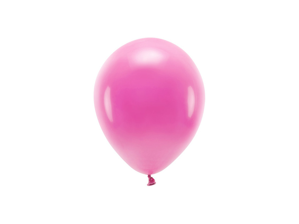 Latex Pastel Eco balloons - fuchsia, 26 cm, 10 pcs.