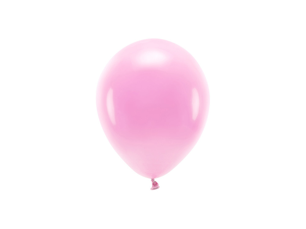 Latex Pastel Eco balloons - pink, 26 cm, 10 pcs.