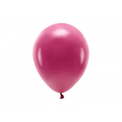 Balony lateksowe Eco, pastelowe - bordowe, 26 cm, 10 szt.