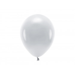 Latex Pastel Eco balloons - grey, 26 cm, 10 pcs.