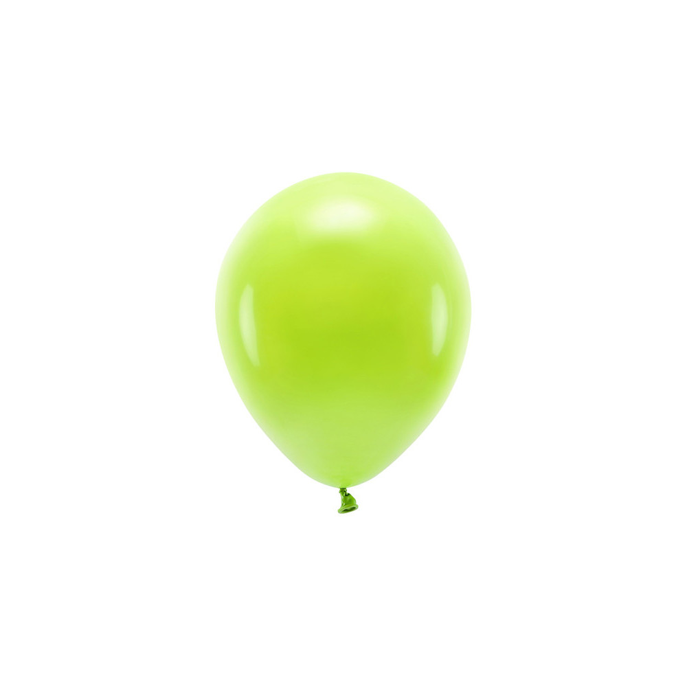 Balony lateksowe Eco, pastelowe - zielone jabłuszko, 26 cm, 10 szt.