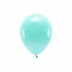 Balony lateksowe Eco, pastelowe - ciemna mięta, 26 cm, 10 szt.