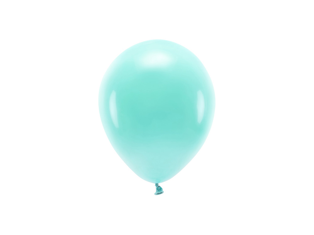 Latex Pastel Eco balloons - dark mint, 26 cm, 10 pcs.