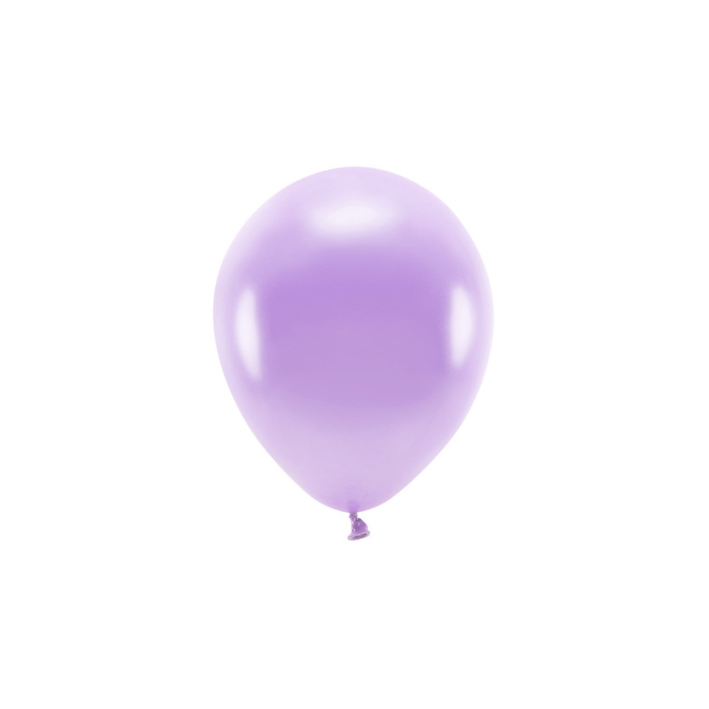 Latex Metallic Eco balloons - lavender, 30 cm, 10 pcs.