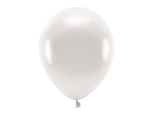 Balony lateksowe Eco, metalizowane - perłowe, 30 cm, 10 szt.