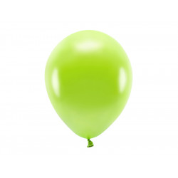 Latex Metallic Eco balloons - green apple, 30 cm, 10 pcs.