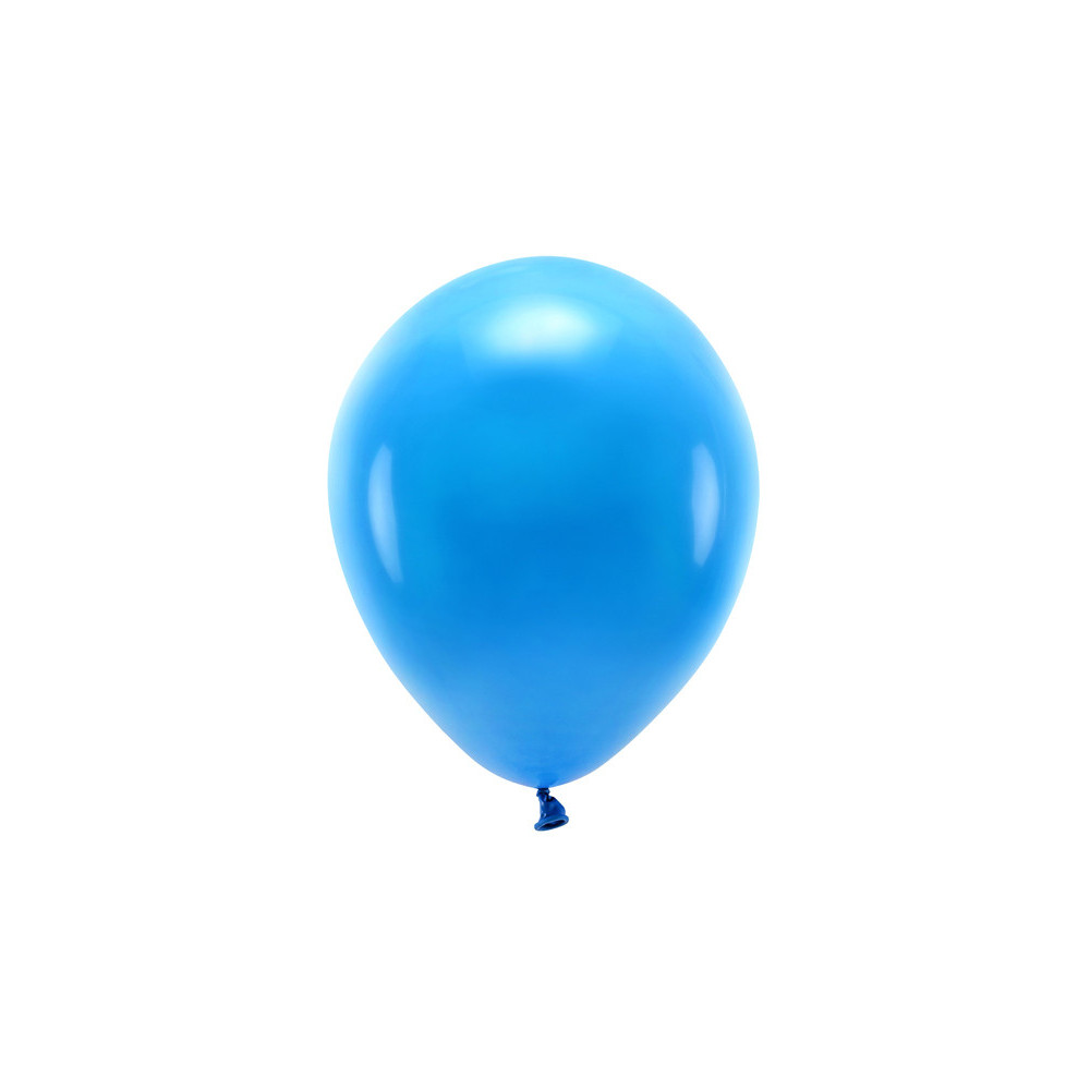 Balony lateksowe Eco, pastelowe - niebieskie, 30 cm, 10 szt.