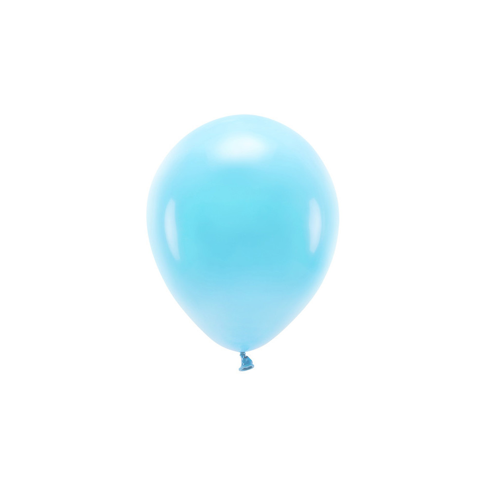Latex Pastel Eco balloons - light blue, 30 cm, 10 pcs.