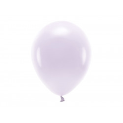 Balony lateksowe Eco, pastelowe - jasnoliliowe, 30 cm, 10 szt.