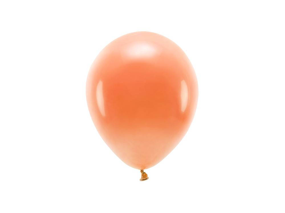 Latex Pastel Eco balloons - orange, 30 cm, 10 pcs.